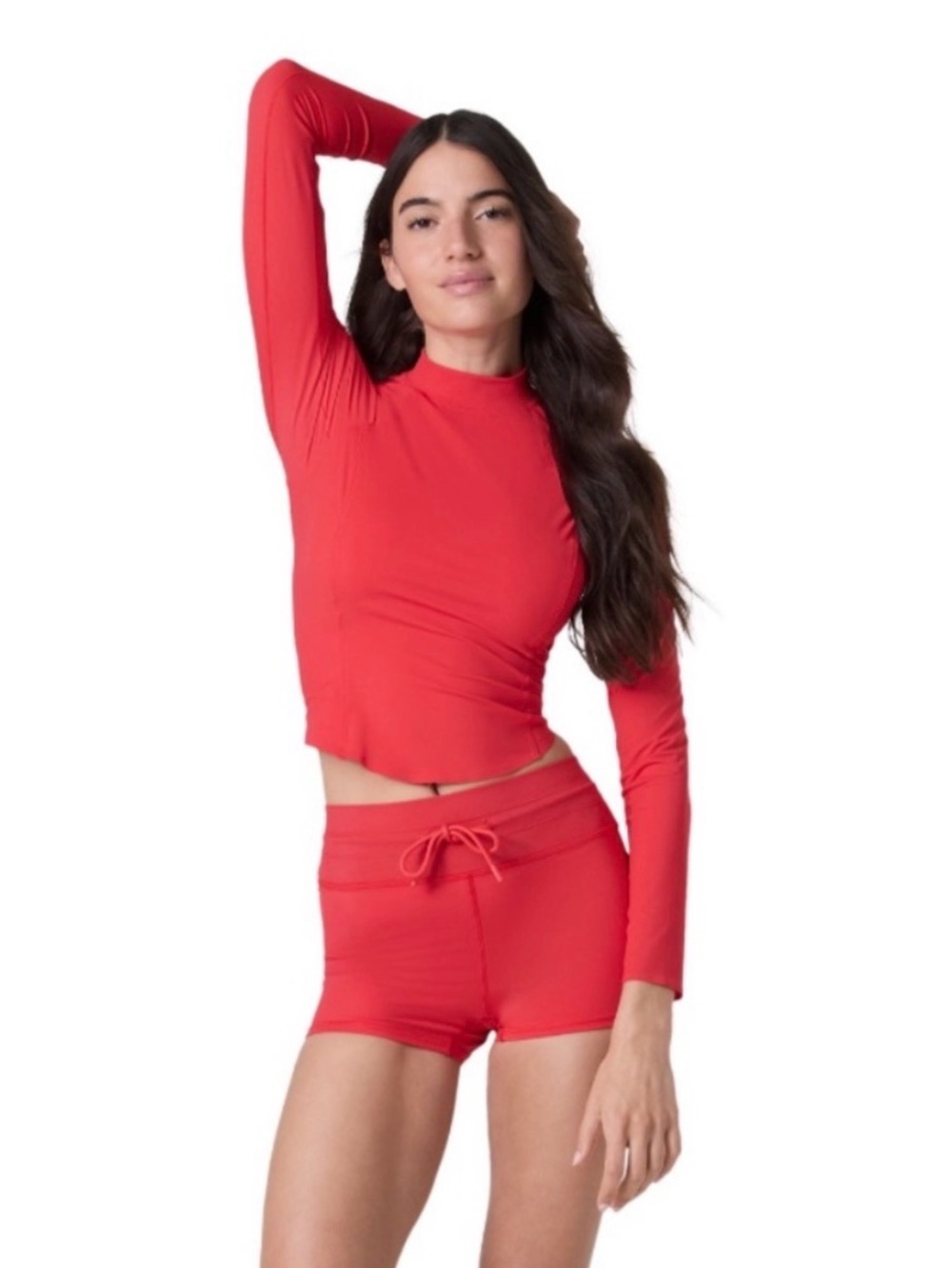 NWT Vuori Shorty Swim Shorts in Bright Red Size L - Picture 12 of 13
